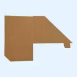 100x100x40 gofrēta kartona stūrīši