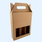 205x69x264 gofrēta kartona kastes D65mm